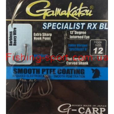 Крючок Gamakatsu Specialist RX BL 012 10шт(321326)