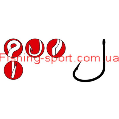 Крючок Gamakatsu LS-3513F Ring Eye Serie 14шт. 06(147932006)