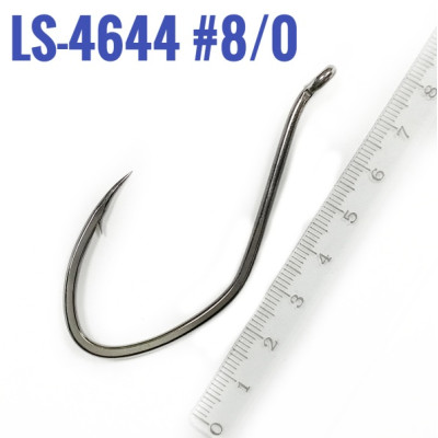 Крючок Gamakatsu LS-4644F T/C 8/0 3шт. тефлоновое покрытие(149133008)