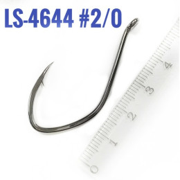 Крючок Gamakatsu LS-4644F T/C 2/0 5шт. тефлоновое покрытие(149133002)