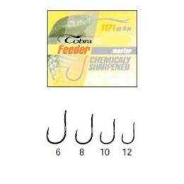 Крючок Cobra 1171 Feeder Master 012 NSB с колечком 10шт(321299)