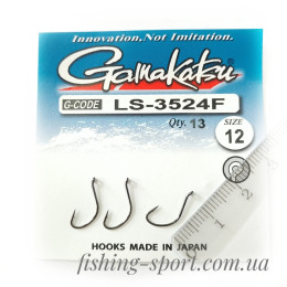 Крючок Gamakatsu LS-3524F 012 Ring Eye Serie 13шт(147933012) Крючок Gamakatsu LS-3524F 012 Ring Eye Serie 13шт(147933012)