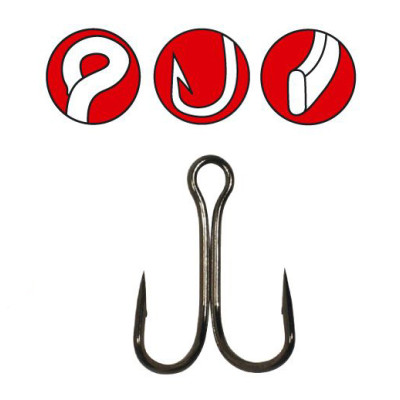 Крючок Gamakatsu двойной 21NS 001 1шт. (147566001) Крючок Gamakatsu двойной 21NS 001 1шт. (147566001)