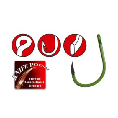 Крючок Gamakatsu A1 G-CARP Comou Green SP-X 002 10шт. (149322002) Крючок Gamakatsu A1 G-CARP Comou Green SP-X 002 10шт. (149322002)
