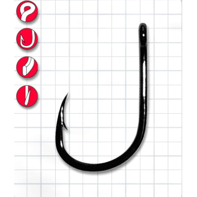 Крючок Gamakatsu G-CARP Specialist 001 10шт. (146828001) Крючок Gamakatsu G-CARP Specialist 001 10шт. (146828001)