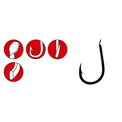 Крючок Gamakatsu LS-3310F 1/0 10шт. (147962001) Крючок Gamakatsu LS-3310F 1/0 10шт. (147962001)