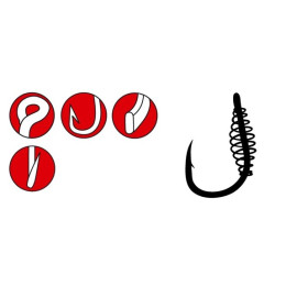 Крючок Gamakatsu LS-3323F Spiral 008 5шт. (147928008)