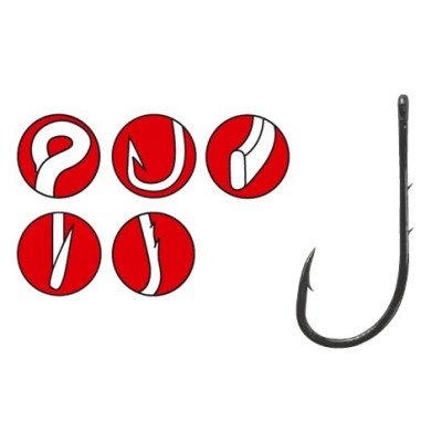 Крючок Gamakatsu LS-5213N Ring Eye Serie 001 9шт. (149013001) Крючок Gamakatsu LS-5213N Ring Eye Serie 001 9шт. (149013001)