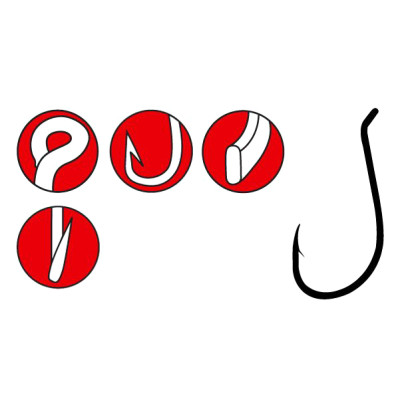 Крючок Gamakatsu LS-5314F 001 8шт. (146625001) Крючок Gamakatsu LS-5314F 001 8шт. (146625001)