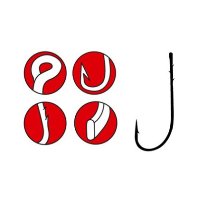 Крючок Gamakatsu Worm 31 002 6шт. (146675002)