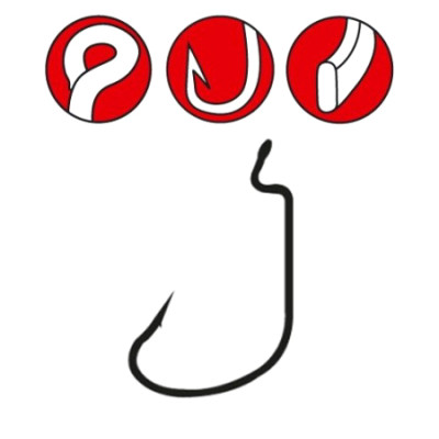 Крючок Gamakatsu Worm 314 004 6шт. (147182004)