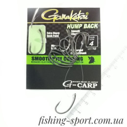 Крючок Gamakatsu G-Carp Hump Back №4 10 шт тефлон (18503000400)