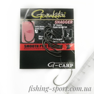 Крючок Gamakatsu G-CARP Snagger 10шт (185030 )