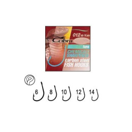 Крючок Cobra 012 Funa  012 Black с колечком 10шт(321287)