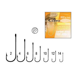 Крючок Cobra 100 Round  012 Nikel с колечком 10шт(321291)