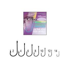 Крючок Cobra 115 Viking  008 NSB с колечком 10шт(321288)