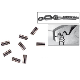 Обжимная трубочка Spro Black Brass Single Sleeves 25шт. 2,5мм. (4524025)