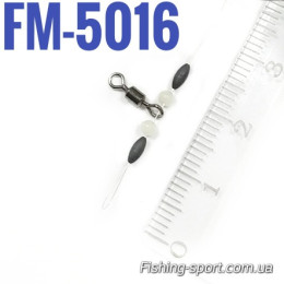 Стопор Phoenix № 5016 с вертлюжком и фосфорными бусинками 4 шт (323754) Стопор Phoenix № 5016 с вертлюжком и фосфорными бусинками 4 шт (323754)