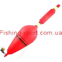 Живцовый поплавок Jaxon  15см  30гр красный (323133)