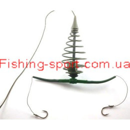 Оснастка "Карп-пружина" лидкор №27 2 крючка 40гр (321257) 