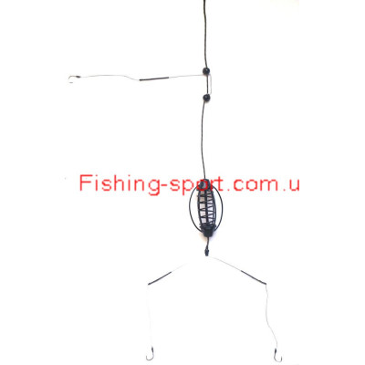 Оснастка "Карась-арбуз" №103 3крючка 70гр (323245) Оснастка "Карась-арбуз" №103 3крючка 70гр (323245)