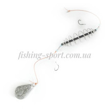 Снасть в сборе "Убийца карася" 1пружина  нерж 2 крючка  (11100094)