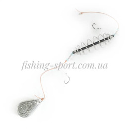 Снасть в сборе "Убийца карася" 1пружина нерж 2 крючка (11100094) Снасть в сборе "Убийца карася" 1пружина нерж 2 крючка (11100094)