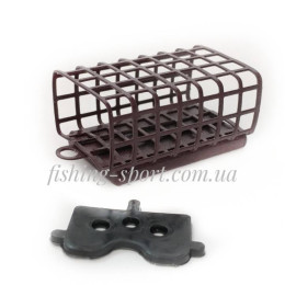Кормушка фидерная квадратная металлическая (321187) Кормушка фидерная квадратная металлическая (321187)