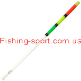  Поплавок под светлячок прозрачный пластик 2гр 19см  (322557)