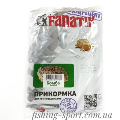 Прикормка Fanatik Бомба Донная 1кг (324042) Прикормка Fanatik Бомба Донная 1кг (324042)