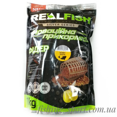 Прикормка Realfish Фидер бисквит ваниль 1 кг (323969)