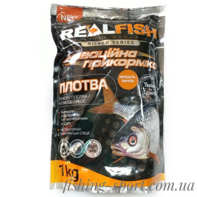 Прикормка Realfish Плотва миндаль ваниль 1 кг (323973)