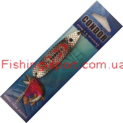 Блесна Condor Secret серебро+красные 18гр 5039 96col(322187)
