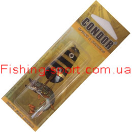  Блесна Condor  Незацепляйка  16гр зебра(5356-160#-16-30)(323358)