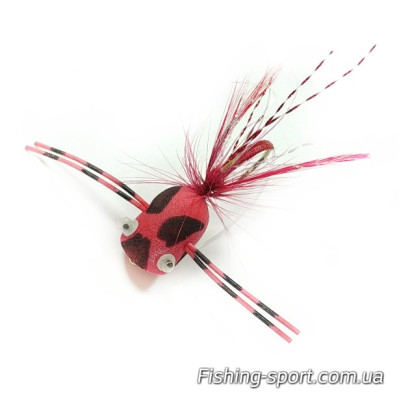 Приманка поверхностная поппер-стрекоза  2 гр красный (323767)