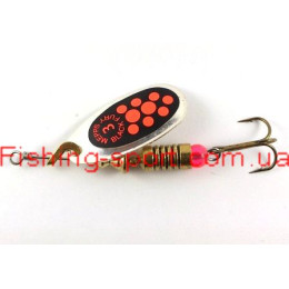 Блесна Mepps Black Fury Silver Or. dots №2 4,5гр. (11100260)