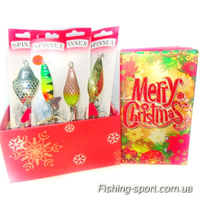 Набор подарочный блесен Spinnex 4 шт (323653)