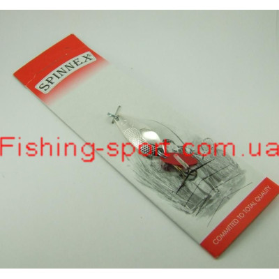 Блесна Spinnex Bass 4,5гр. серебро (11100239) Блесна Spinnex Bass 4,5гр. серебро (11100239)