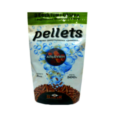 Прикормка зимняя G.Stream Pellets Альбумин 0,5кг. (9991432)