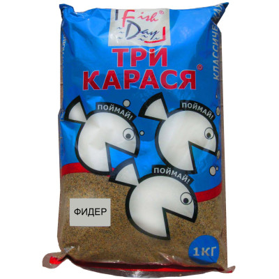 Прикормка Три Карася Фидер 1кг. (11100208)