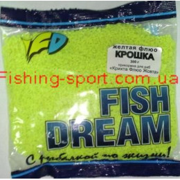 Флюо Крошка Fish Dream желтая 0,3кг. (321335)