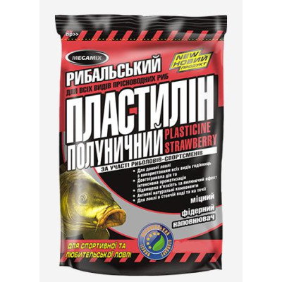 Пластилин Megamix Клубника 0,5кг(323152) 