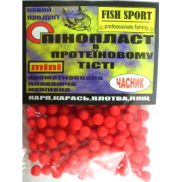 Пенопласт в протеиновом тесте Fish Sport  чеснок 4-6мм (323301)
