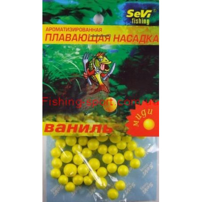 Пенопластовые шарики Sevi Fishing Ваниль миди(321219)
