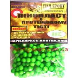 Пенопласт в протеиновом тесте Fish Sport  Анис 4-6мм (323302)
