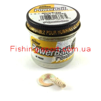 Твистер Berkley Sparkle Grub 1" White/Scales Berkley 1" белый 20 штук(1103822) Твистер Berkley Sparkle Grub 1" White/Scales Berkley 1" белый 20 штук(1103822)
