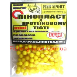 Пенопласт в протеиновом тесте Fish Sport  Кукуруза 4-6мм (323303)