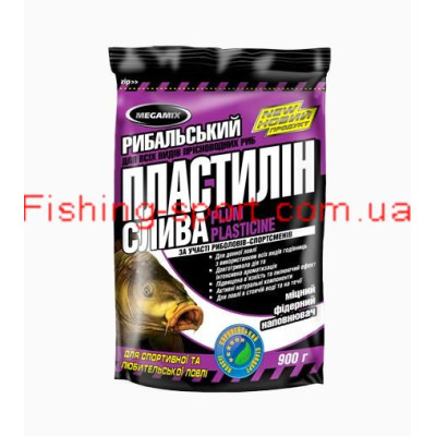 Пластилин Megamix  Слива 0,9кг(321963) 