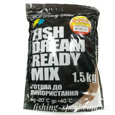 Прикормка Fish Dream Ready mix Карп-Карась 1.5кг (324082) Прикормка Fish Dream Ready mix Карп-Карась 1.5кг (324082)