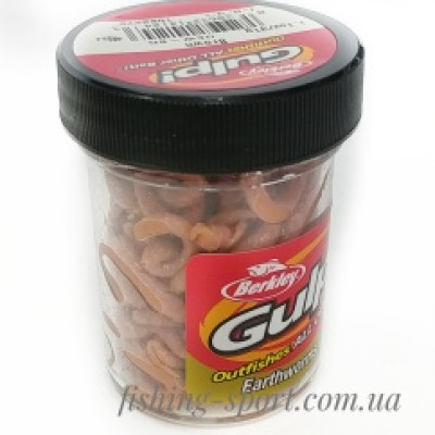 Приманка Berkley Gulp! GEW-BR EARTHWORM BROWN 4" Приманка Berkley Gulp! GEW-BR EARTHWORM BROWN 4"